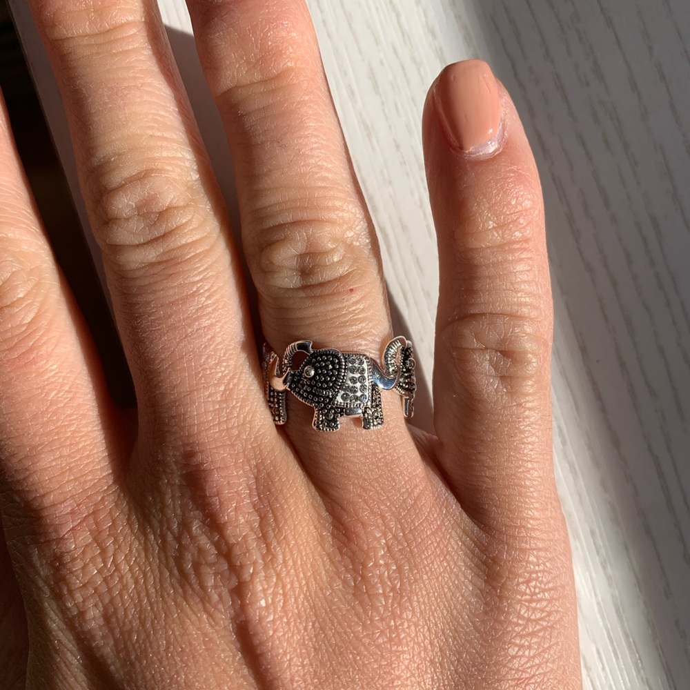 Elephant Ring with matching Toe Ring 🐘